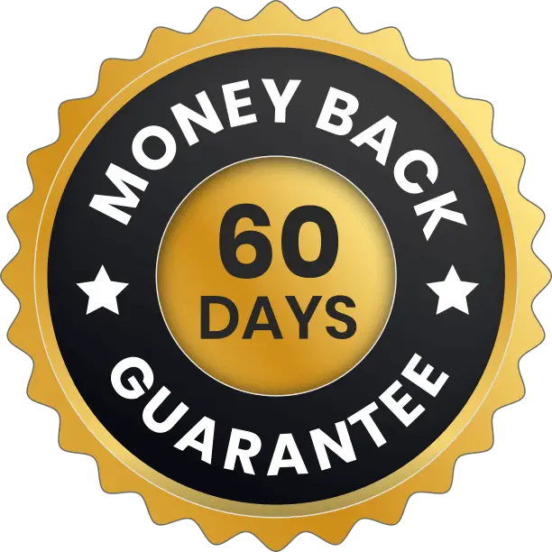 MemoVolt 60-day 100 percent money-back guarantee seal