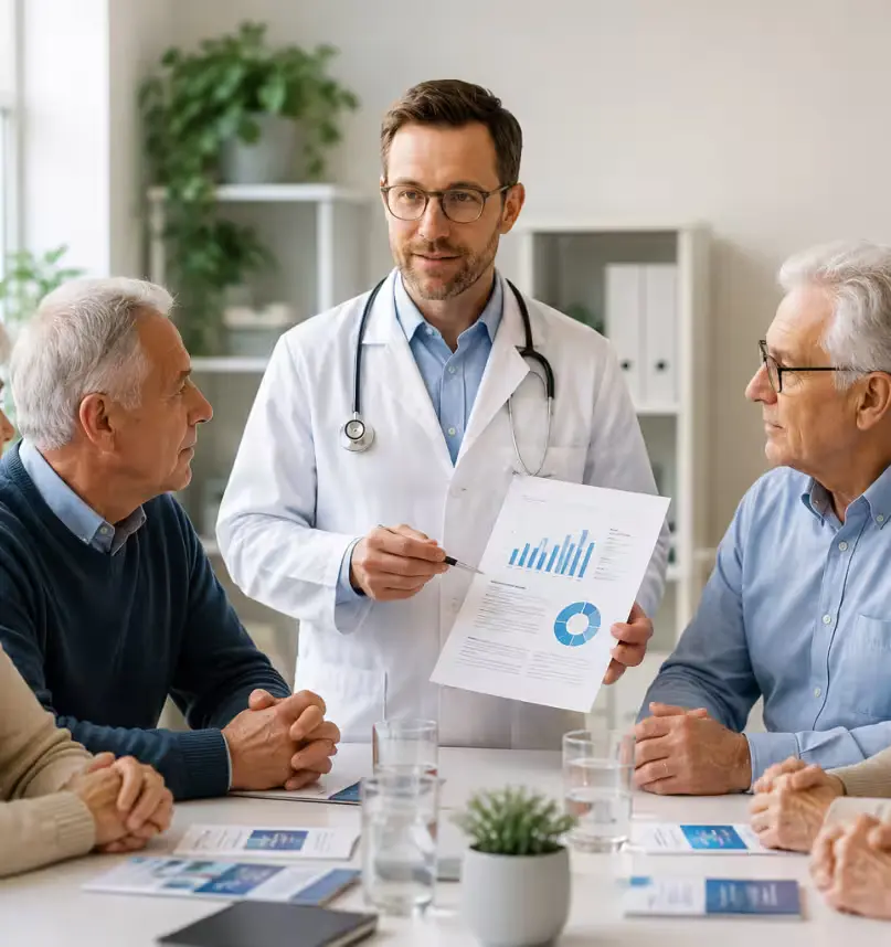 Older adult with restored focus and mental clarity after daily MemoVolt use